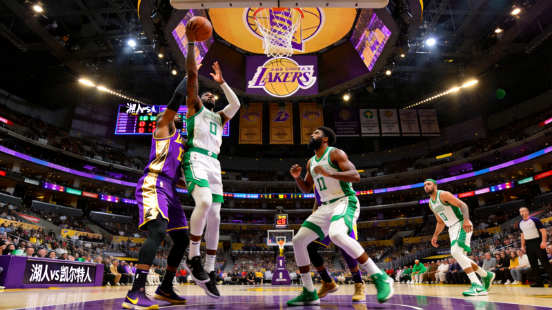 NBA焦点战湖人主场迎战凯尔特人高清直播画面